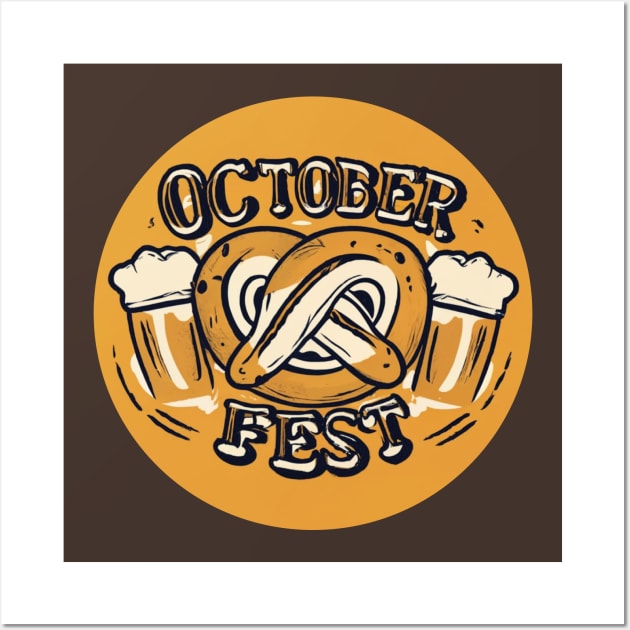 Octoberfest Celebration Wall Art by Anke Wonder 